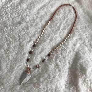 Beaded Arrowhead Necklace